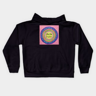 You Are Loved Rainbow Mandala Kids Hoodie